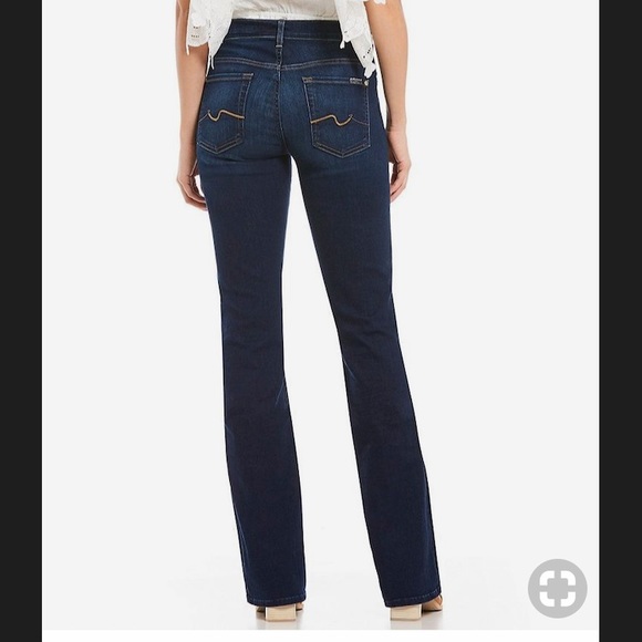 7 for all Mankind Bootleg Jeans - medium blue wash - Picture 2 of 6